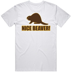 Naked Gun Nice Beaver Movie T Shirt