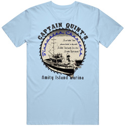 Quint's Fishing Charters Jaws Movie T Shirt