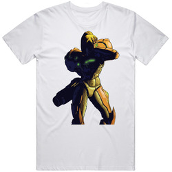 Samus Aran Metroid Video Game T Shirt