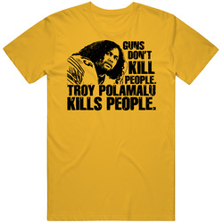 Troy Polamalu Defense Pittsburgh Football T Shirt