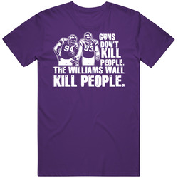 Williams Wall Pat Kevin Williams Vikings Defense Football T Shirt
