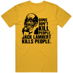 Jack Lambert Hall Of Famer Defense Pittsburgh Football T Shirt