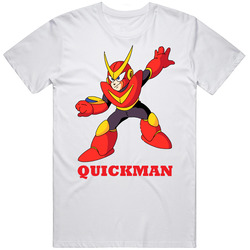 Quickman Robot Boss Mega Man 2 Video Game Nes T Shirt
