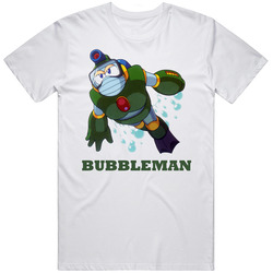 Bubbleman Robot Boss Mega Man 2 Video Game Nes T Shirt