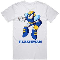 Flashman Robot Boss Mega Man 2 Video Game Nes T Shirt