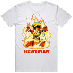 Heatman Robot Boss Mega Man 2 Video Game Nes T Shirt