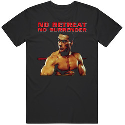No Retreat No Surrender Fighting Movie Van Damme T Shirt