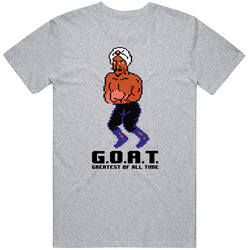 Great Tiger Mike Tyson Punch Out Nes Greastest Of All Time Goat T Shir