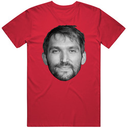 Alexander Ovechkin Giant Head Hockey T Shirt