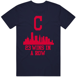 Cleveland Indians 23 Wins In A Row Streak Baseball Sports Cool T Shirt