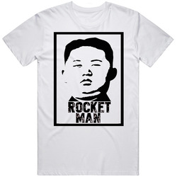Kim Jong Un Rocket Man North Korea Political War Nuke T Shirt