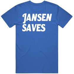Kenley Jansen Saves Los Angeles Baseball Closer Pitcher T Shirt
