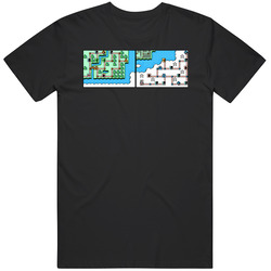 Super Mario Brothers 3 World 5 Nes Video Game T Shirt