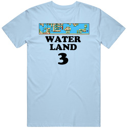 Super Mario Brothers 3 Water Land 3 Nes Video Game T Shirt