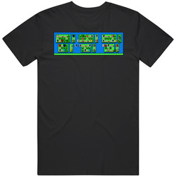 Super Mario Brothers 3 World 7 Nes Video Game T Shirt