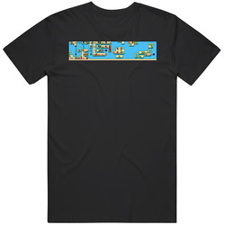 Super Mario Brothers 3 World 3 Nes Video Game T Shirt
