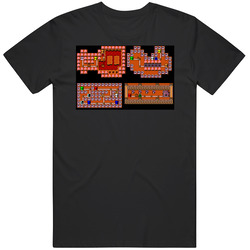 Super Mario Brothers 3 World 8  Nes Video Game T Shirt