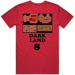 Super Mario Brothers 3 Dark Land 8 Nes Video Game T Shirt