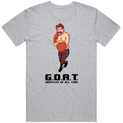 Von Kaiser Mike Tyson Punch Out Nes Greastest Of All Time Goat T Shirt