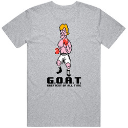 Glass Joe Mike Tyson Punch Out Nes Greastest Of All Time Goat T Shirt