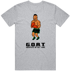 Mike Tyson Punch Out Nes Greastest Of All Time Goat T Shirt