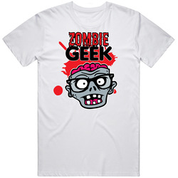Zombie Geek Funny Cool Dork T Shirt
