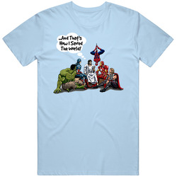Jesus Superheroes That's How I Saved The World Funny Comic T Shir
