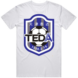 Tianjin Teda Fc Football Club Chinese Super League Soccer Team T Shirt