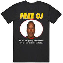 Free Oj Simpson Not Guilty T Shirt