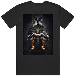 Thanos On The Iron Throne Game Of Thrones Avengers Fan T Shirt