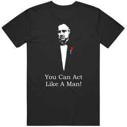 Godfather Don Vito Corleone Movie Film Mafia Quote Fan T Shirt