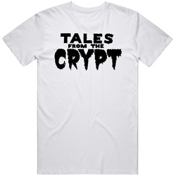 Tales From The Crypt Tv Show Title Horror Cool Fan T Shirt