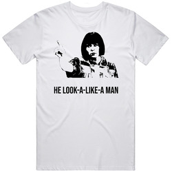 Ms Swan He Look Like A Man Funny Fan T Shirt