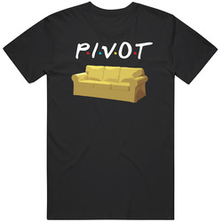 Friends Tv Show Couch Pivot Fan T Shirt
