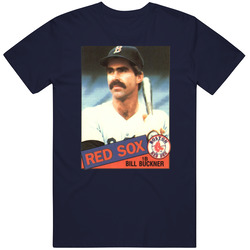 Bill Buckner Boston Baseball Card Tribute Legend Sports Fan Cool T Shi