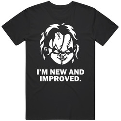 Child's Play Chucky Horror Movie Quote I'm New And Improved 