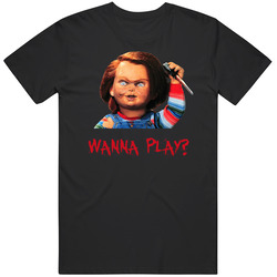 Child's Play Chucky Horror Movie Quote Presto Wanna Play Cool T S