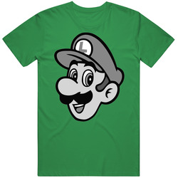 Super Luigi Super Mario Brothers Video Game Nes Retro T Shirt