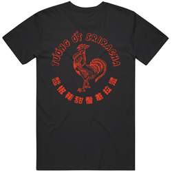 Sriracha Hot Sauce Spicy Food Fan T Shirt