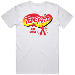 Texas Pete Hot Sauce Spicy Pepper Food Fan T Shirt