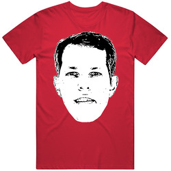 Brad Keselowski Auto Racing Car Driver Big Head Sports Fan T Shirt