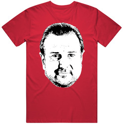 Kurt Busch Auto Racing Car Driver Big Head Sports Fan T Shirt