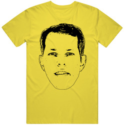 Brad Keselowski Auto Racing Car Driver Big Head Sports Fan Cool T Shir