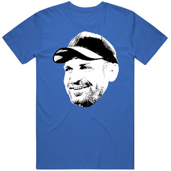 Clint Bowyer Auto Racing Car Driver Big Head Sports Fan T Shirt