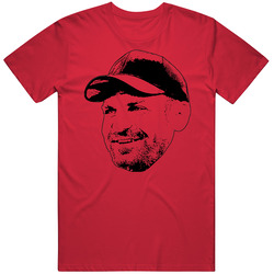 Clint Bowyer Auto Racing Car Driver Big Head Sports Fan Cool T Shirt