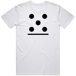 Dominos Tile Card Game Blank Five Fun Cool T Shirt