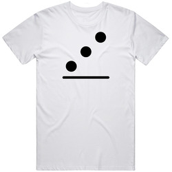 Dominos Tile Card Game Blank Three Fun Cool T Shirt