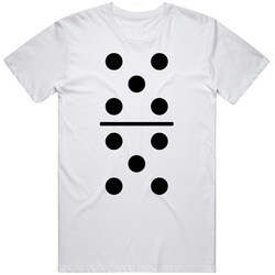 Dominos Tile Card Game Double Five Five Fun Cool T Shirt