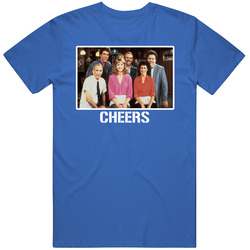 Cheers Cast Photo 80s Retro Tv Show T Shirt