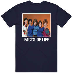 The Facts Of Life Cast Photo 80s Retro Tv Show T Shirt